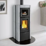La Nordica Kaminofen Ester Forno 5.0 mit Backfach und Natursteinverkleidung (8,2 kW)