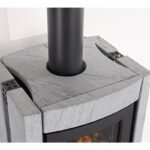 La Nordica Kaminofen Ester Forno 5.0 mit Backfach und Natursteinverkleidung (8,2 kW) – Bild 4