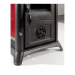 La Nordica Kaminofen Gemma Forno.165 mit Backfach (7,3 kW) - Keramik Elegance Bordeaux
