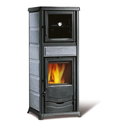 La Nordica Kaminofen Rossella Plus Forno.165 mit Backfach (9,1 kW) - Naturstein Speckstein