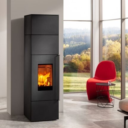 Kaminofen wodtke Samurai oki (8 kW) - mit HiClean-Filter Technik (HCF 03)