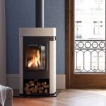 Kaminofen AUSTROFLAMM Elise (7,0 kW) - Naturstein Velvet Ivory