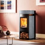 Kaminofen AUSTROFLAMM Elise (7,0 kW) - Naturstein Velvet Ivory – Bild 2