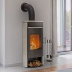 Kaminofen Königshütte Aries (6 kW) - Naturstein Serpentin