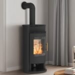 Kaminofen Königshütte Saros (6,7 kW) - Stahl Schwarz