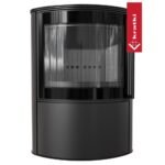 Kaminofen Kratki Bjorn mit selbstschließender Tür (10 kW) - Weiß – Bild 2
