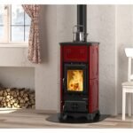 La Nordica Kaminofen Emiliana.165 (6,5 kW) - Majolika Weiß Infinity – Bild 2
