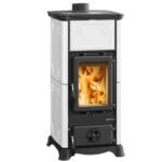 La Nordica Kaminofen Emiliana.165 (6,5 kW) - Majolika Weiß Infinity
