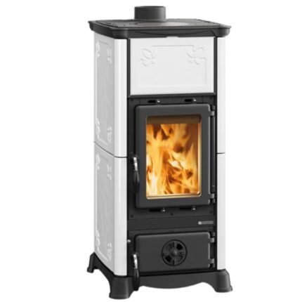 La Nordica Kaminofen Emiliana.165 (6,5 kW) - Majolika Weiß Infinity