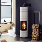 Guss-Kaminofen Leda Colona Lite mit 6 Ringen(6 kW) - Rauchrohrabgang hinten, mit LEDATRONIC, Gussverkleidung, Weiß – Bild 3
