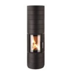 Guss-Kaminofen Leda Colona Lite mit 6 Ringen(6 kW) - Rauchrohrabgang hinten, mit LEDATRONIC, Gussverkleidung, Weiß – Bild 5