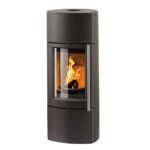 Wasserführender Guss-Kaminofen Leda Delta W (8 kW) mit LEDATRONIC LT3 WiFi
