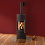 Wasserführender Guss-Kaminofen Leda Delta W (8 kW) mit LEDATRONIC LT3 WiFi