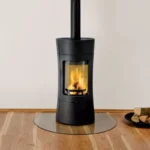 Guss-Kaminofen LEDA VISPA (6 kW) - Schwarz – Bild 2
