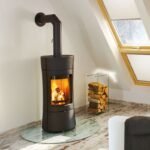 Guss-Kaminofen LEDA VISPA (6 kW) - Schwarz – Bild 3