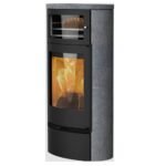 Kaminofen Lotus Jubilee 35 mit Warmhaltefach (7 kW) - Speckstein