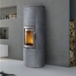 Kaminofen Lotus Maestro 152 (6 kW) - Speckstein, Anschluss hinten, Magic – Bild 2