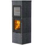 Kaminofen Lotus QM40 mit Warmhaltefach (6 kW) - Classic, Speckstein – Bild 2