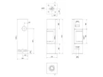 ILDNORD Eck-Kaminofen ODYN M und 8 kW – Bild 3