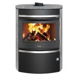 Kaminofen ORANIER Feras W+ (7,0 kW) - Stahl Schwarz