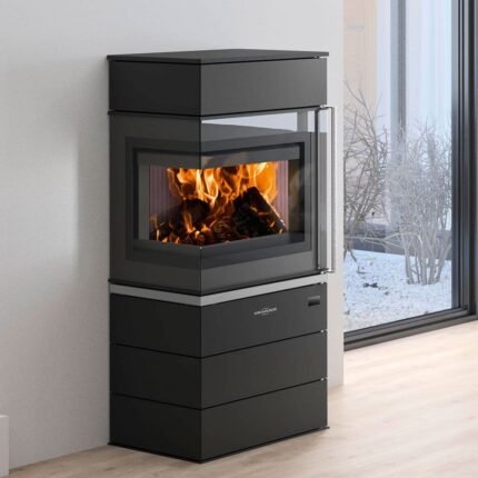 Eckkaminofen ORANIER O-Bloks (7 kW) optional mit Speicherstein
