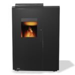 Rika Kombiofen Pellet und Scheitholz ADUO (8 kW) - Stahl Schwarz, oben – Bild 4