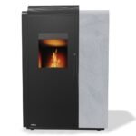 Rika Kombiofen Pellet und Scheitholz ADUO (8 kW) - Stahl Schwarz, oben – Bild 2