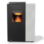 Rika Kombiofen Pellet und Scheitholz ADUO (8 kW) - Stahl Schwarz, oben – Bild 3