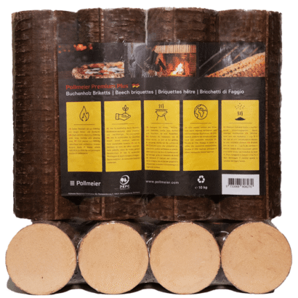 Giant Flames Holzbriketts 190 Packungen x 4,8 kg (912kg)