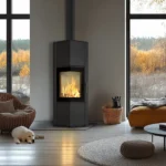 ILDNORD Eck-Kaminofen ODYN M und 8 kW