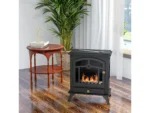 HOMCOM Ethanol Kamin Stahl 45L x 28B x 54H cm Schwarz – Bild 4