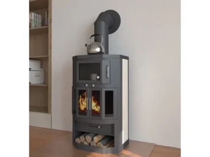 Victoria Kaminofen Taro 2F mit Backfach und 9,51 kW