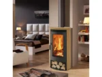 Panadero Bilbao Sandstein Korpus Schwarz Modern Große Scheibe 8Kw – Bild 4