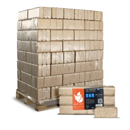 RUF Original Blue Weichholzbriketts – 960 kg Palette