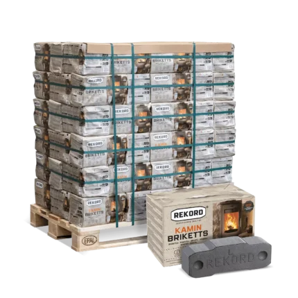 Braunkohle-Briketts 90 × 10 kg – REKORD