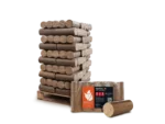 Heizfuxx Nestro XL Red Holzbriketts Hartholz 10kg x 96 Gebinde 960kg Palette