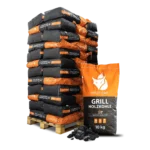 Heizfuxx Grillholzkohle in Gastro-Qualität 10kg x 36 Sack 360kg Palette