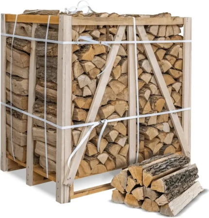 Brennholz Buche 25 cm – 1 RM auf Palette | kammergetrocknet